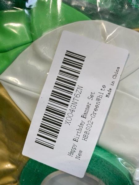 Condition photo showing New/Like New for CANREVEL Black and Gold Happy Birthday Decorations, Happy Birthday Banner, Metallic Hanging Swirls, Circle Dots Garland, Party Balloons, Black and Gold Birthday Party Supplies for Women Men Boys Girls A - Black Gold