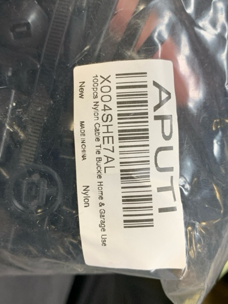 Condition photo showing New/Like New for Nylon Universal Cable Tie Buckle Zip Cable Ties Car Bumper Fenders Zipper Clips Fasteners for Car Daily Repair and Home Use 100pcs