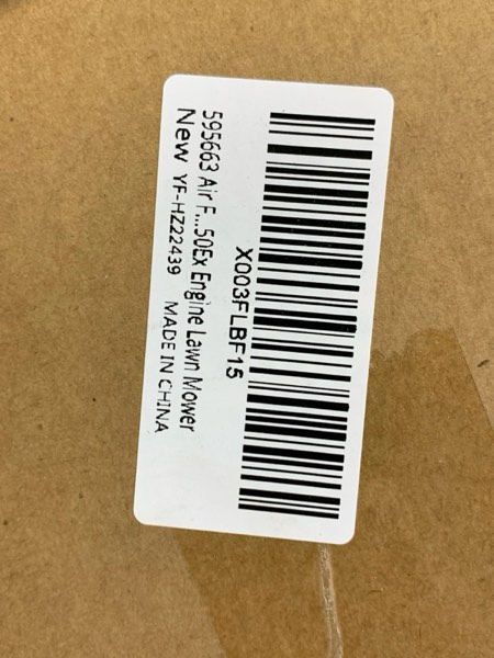 Condition photo showing New/Like New for 595663 Air Filter Base, 595660 Air Cleaner Cover & 799579 Air Cleaner Foam Filter Replacement for Briggs Stratton 450E 500E 550E 550Ex Engine Lawn Mower