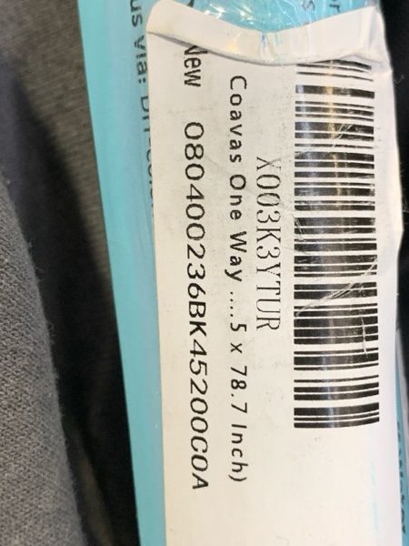 Condition photo showing New/Like New for Coavas One Way Privacy Window Film Reflective Window Tint for Home,Static Cling Mirror Heat Blocking Covering See Out Not in,Anti-Uv House Daytime Privacy, Blue-Silver,17.5x78.7 in
