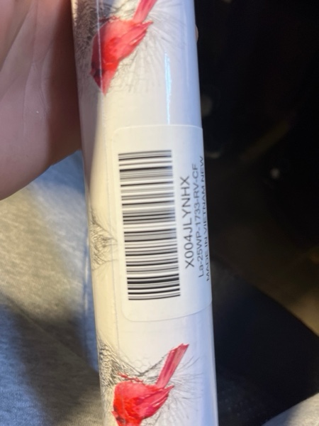 Condition photo showing New/Like New for LaRibbons Cardinal Christmas Wrapping Paper Roll, Elegant Red Bird Holiday Gift Wrap with Pine Branches, Nature Xmas Paper for Winter Party, Presents, Family, Friends – 17 inch x 33 feet Cardinal Floral 1 roll (Pack of 1)