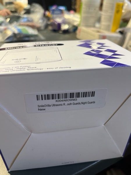 Condition photo showing New/Like New for Ultrasonic Retainer & Jewelry Cleaner with UV Light | Professional Sonic Dental Cleaner for Invisalign, Dentures, Mouth Guard, Night Guard, Rings & More