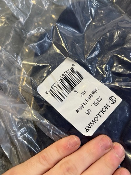 Condition photo showing New/Like New for Holloway Ladies Ventura 0.25 Zip Pullover  Navy - Small