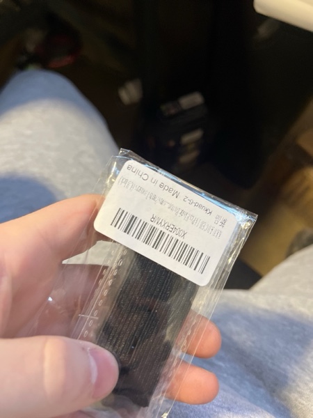 Condition photo showing New/Like New for 2 Pcs Elastic Button Extenders for Men and Women, Black Button Extender for Pants, for Jeans Pants Trousers Black 4