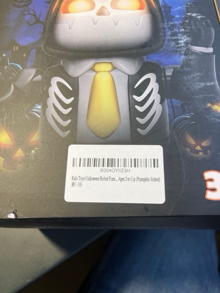 Condition photo showing New/Like New for Kids Toys Halloween Robot Pumpkin Toy, Prank Toys with Music & Dancing Toy Gifts for Boys & Girls Ages 3 to Up Pumpkin Robot