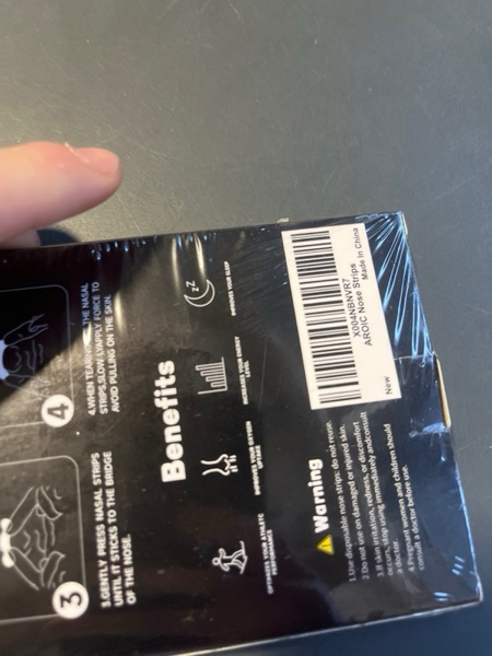 Condition photo showing New/Like New for AROIC 90 Pcs Nasal Strips, Extra Wide Nose Strips for Breathing, Adhesive Strip Oil-Proof Boost Breathing for Sleep, Snoring & Athletic Performance (Day/Night Use)