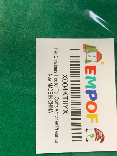 Condition photo showing New/Like New for Felt Christmas Tree for Toddlers, 3.3ft Felt DIY Tree Set for Kids Wall with Lights + Gnome Advent Calendar + 34 Ornaments, Indoor Christmas Hanging Wall Tree Home Decor, Kids Xmas Activities Gifts C-gnome