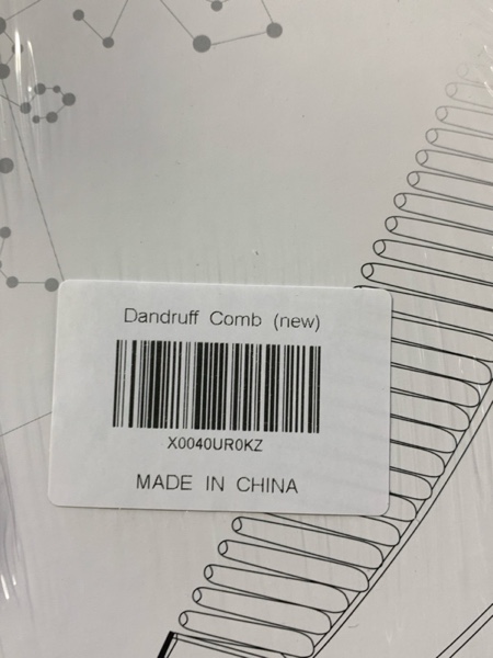 Condition photo showing New/Like New for Hair Comb, Dandruff Removal Comb Plastic, All Hair Types, Manual, for People with Dandruff Problems