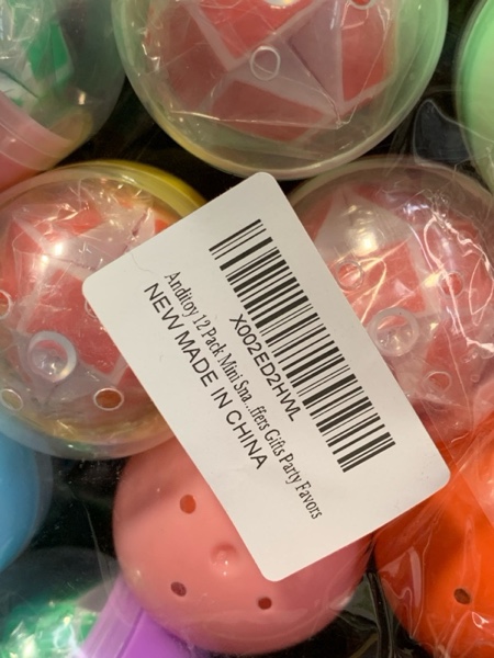 Condition photo showing New/Like New for Anditoy 12 Pack Mini Snake Cube in Plastic Easter Eggs Puzzle Toys for Kids Girls Boys Easter Basket Stuffers Gifts Party Favors
