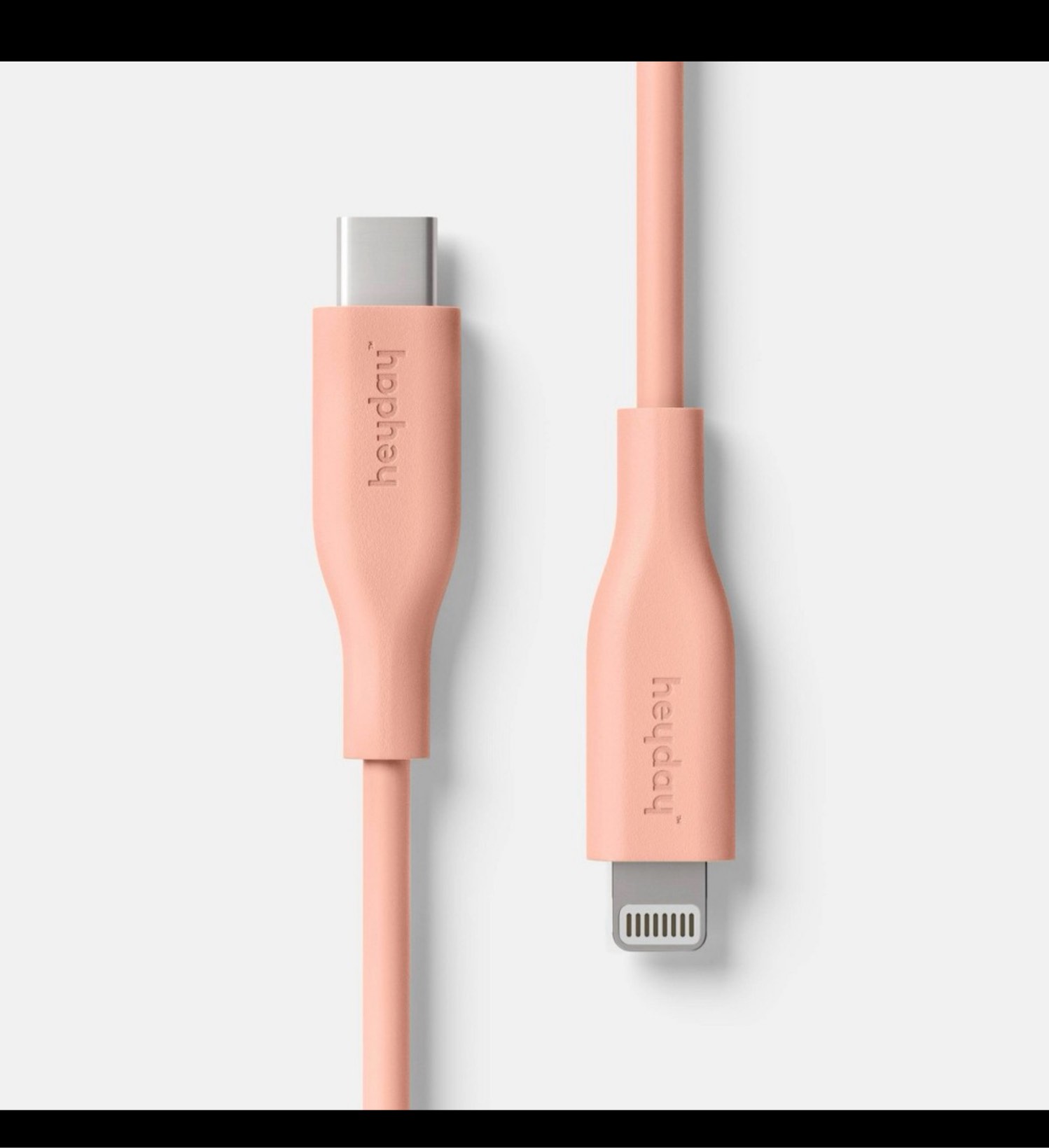 Condition photo showing New/Like New for 3' USB-C to USB-C Lightning Cable - heyday™ Peach Orange