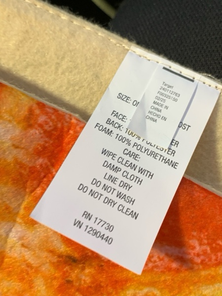 Condition photo showing New/Like New for Pizza Slice — Foam is made of polyurethane