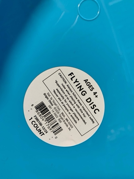 Condition photo showing New/Like New for Flying Disc Flying Disc - 1 Piece Neon Blue - Sun Squad™: Lightweight Polypropylene, 10"