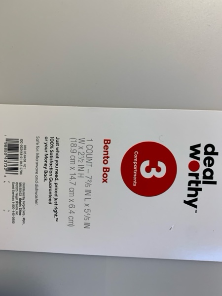 Condition photo showing New/Like New for Bento Boxes - Dealworthy™ Clear: BPA-Free Polypropylene Lunch Containers Adult