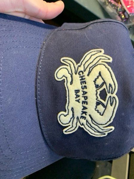 Condition photo showing New/Like New for Mighty Fine Chesapeake Bay Baseball Hat - Navy Blue