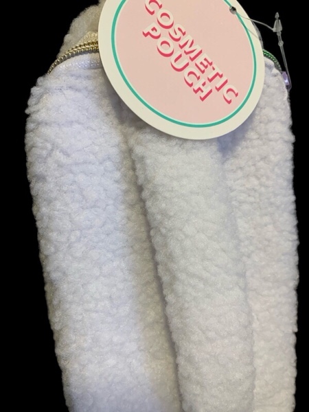 Condition photo showing New/Like New for Cosmetic Pouch (White)