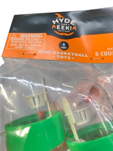 Condition photo showing New/Like New for 6ct Mini Basketball Toy Party Favors - Hyde and EEK! Boutique™