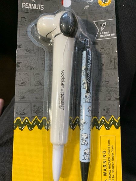 Condition photo showing New/Like New for Yoobi 2pk Peanuts Novelty Ballpoint Pen Snoopy, School Supplies