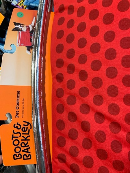 Condition photo showing New/Like New for Target Shopping Cart Full Body Halloween Dog Costume - L - Boots & Barkley™
