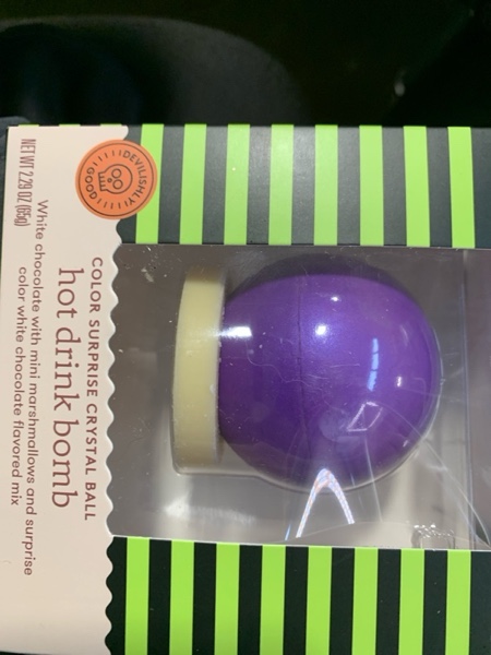Condition photo showing New/Like New for Halloween White Crystal Ball Hot Chocolate Bomb - 2.5oz - Favorite Day™