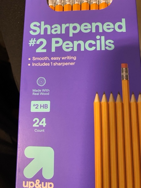 Condition photo showing New/Like New for 24ct Wood Pencil and Sharpener Kit - up&up™