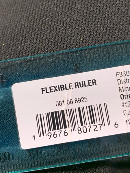 Condition photo showing New/Like New for 12" Flexible Ruler Turquoise - up&up™