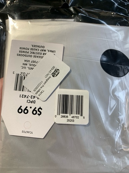 Condition photo showing New/Like New for 27" Satin Trick or Treat Ghost