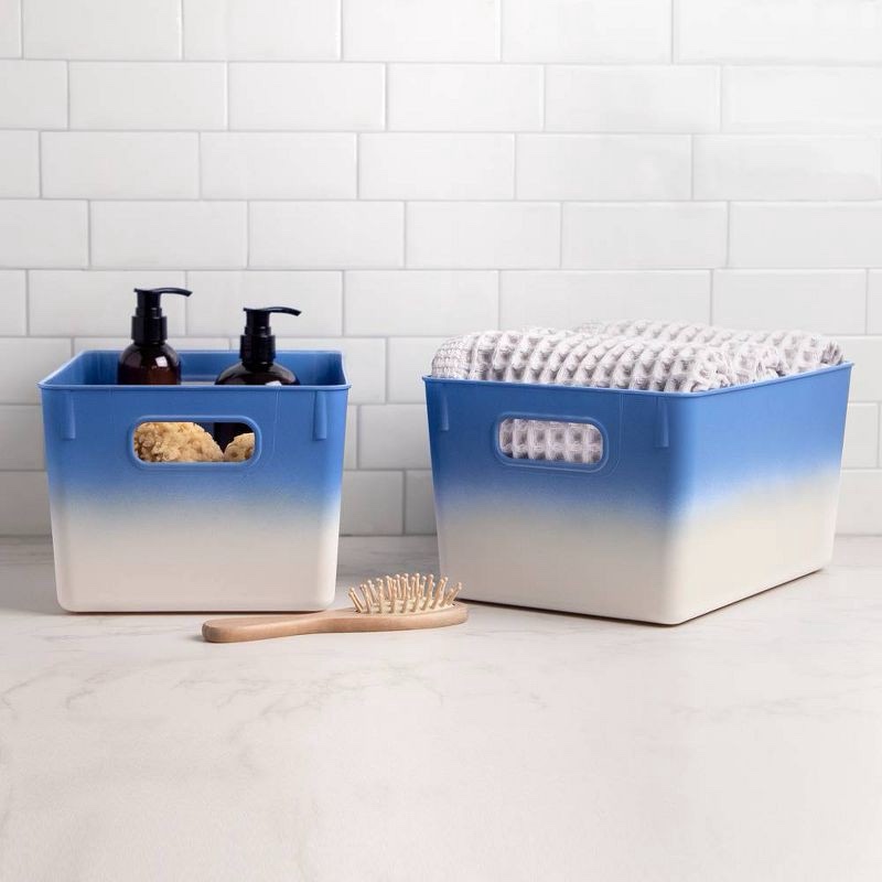 Isaac Jacobs Set of 2 Storage Bins