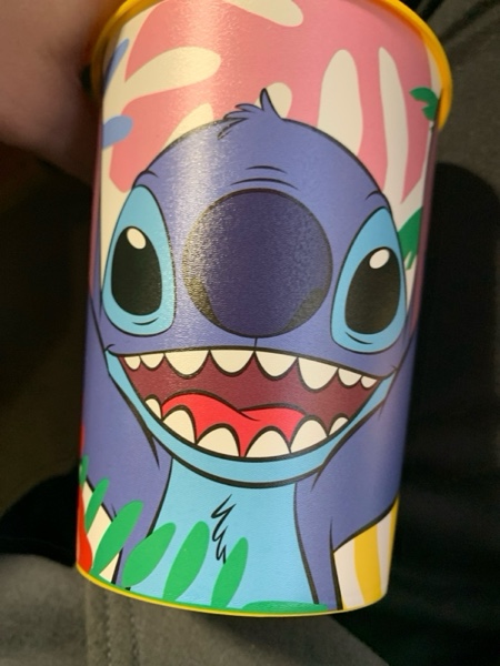 Condition photo showing New/Like New for Multicolor Disney Lilo & Stitch Design Plastic Stadium Cup, 16 oz (1 Count) - Durable Drinkware, Ideal for Kids Birthdays, Themed Events & Everyday Use