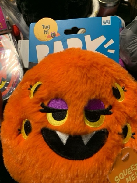 Condition photo showing New/Like New for BARK Afraid of the Bark Halloween Maddle Long Legs Animal Plush Dog Toy