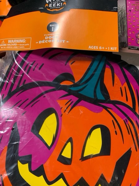 Condition photo showing New/Like New for 14ct Pumpkin Patch Door Decor and Party Wall Decals Kit - Hyde and EEK! Boutique™