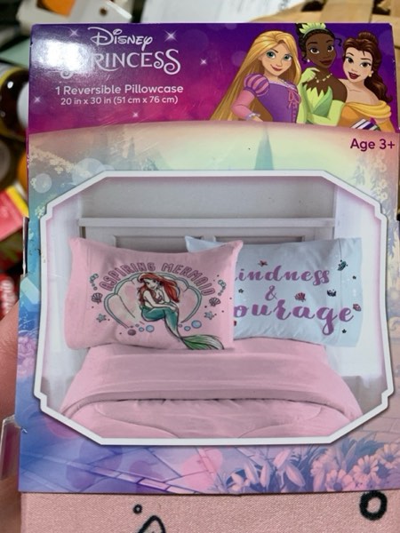 Condition photo showing New/Like New for Disney Princess Mermaid Kids' Pillowcase
