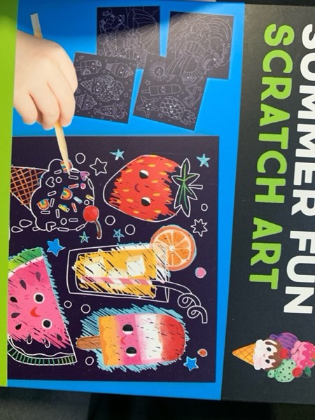 Summer Fun Scratch Art