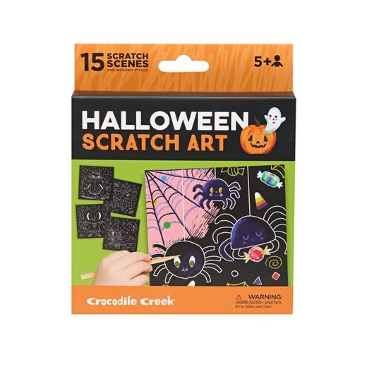 Crocodile Creek Halloween Scratch Art (15 Scratch Scenes)
