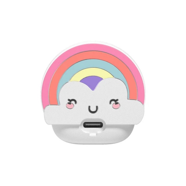 GEMS Novelty 'Rainbow' Wall Charger - White: USB-C 5V 20W Charging Block