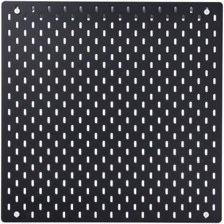 Pegboard Organizer with Accessories Black