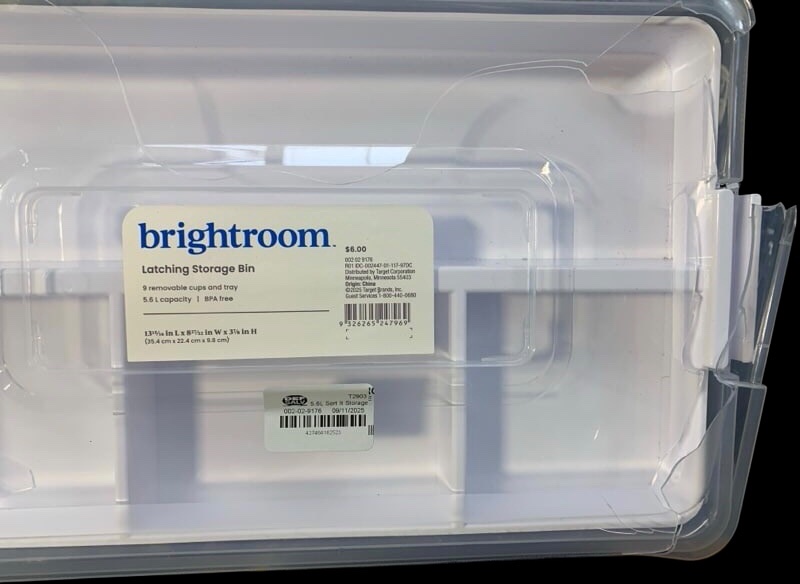 brightroom Latching storage bin