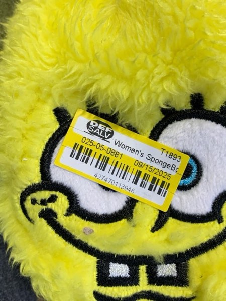 Women's Sponge Bob slipper