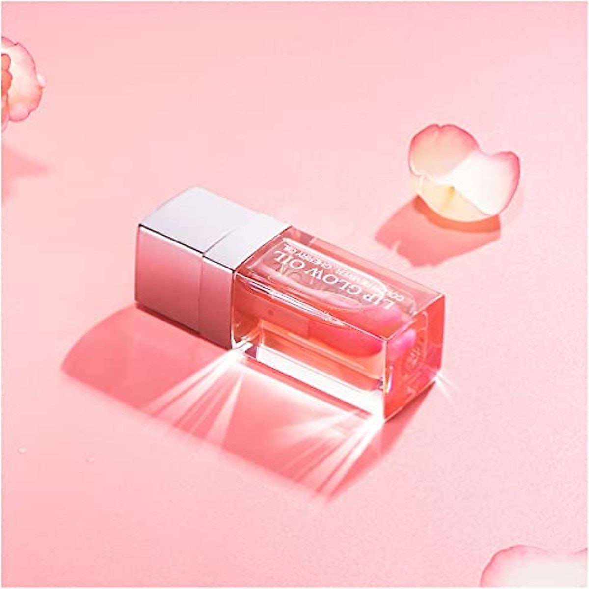 plumping lip oil, hydrating lip gloss tinted lip balm lip care transparent toot lip oil, long lasting nourishing lip glow oil non-sticky big brush moisturizing glossy primer lip tint (007# raspberry)