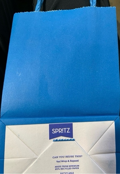 SPR!TZ Gift Paper Bag (Blue)