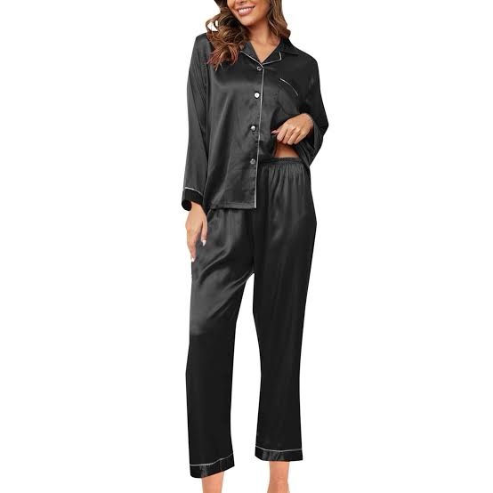 iffei womens pajama sets 2 piece silk pajamas for women matching christmas pjs with pockets
