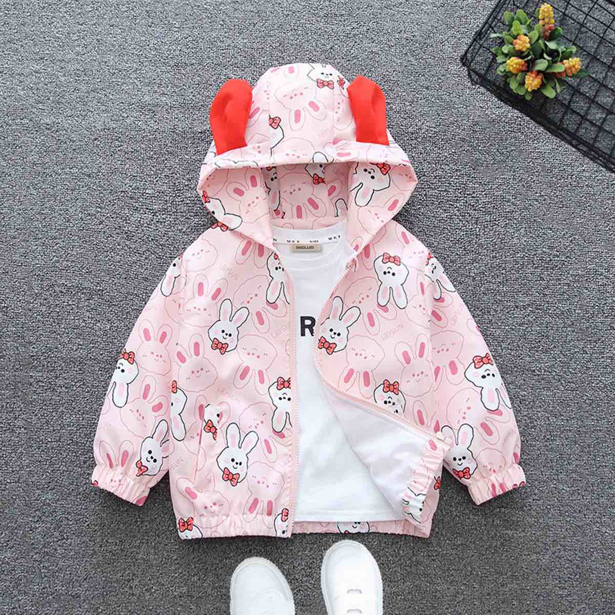 KKCVMOMOQ Newborn  Baby bunny Egg Hooded Clothes