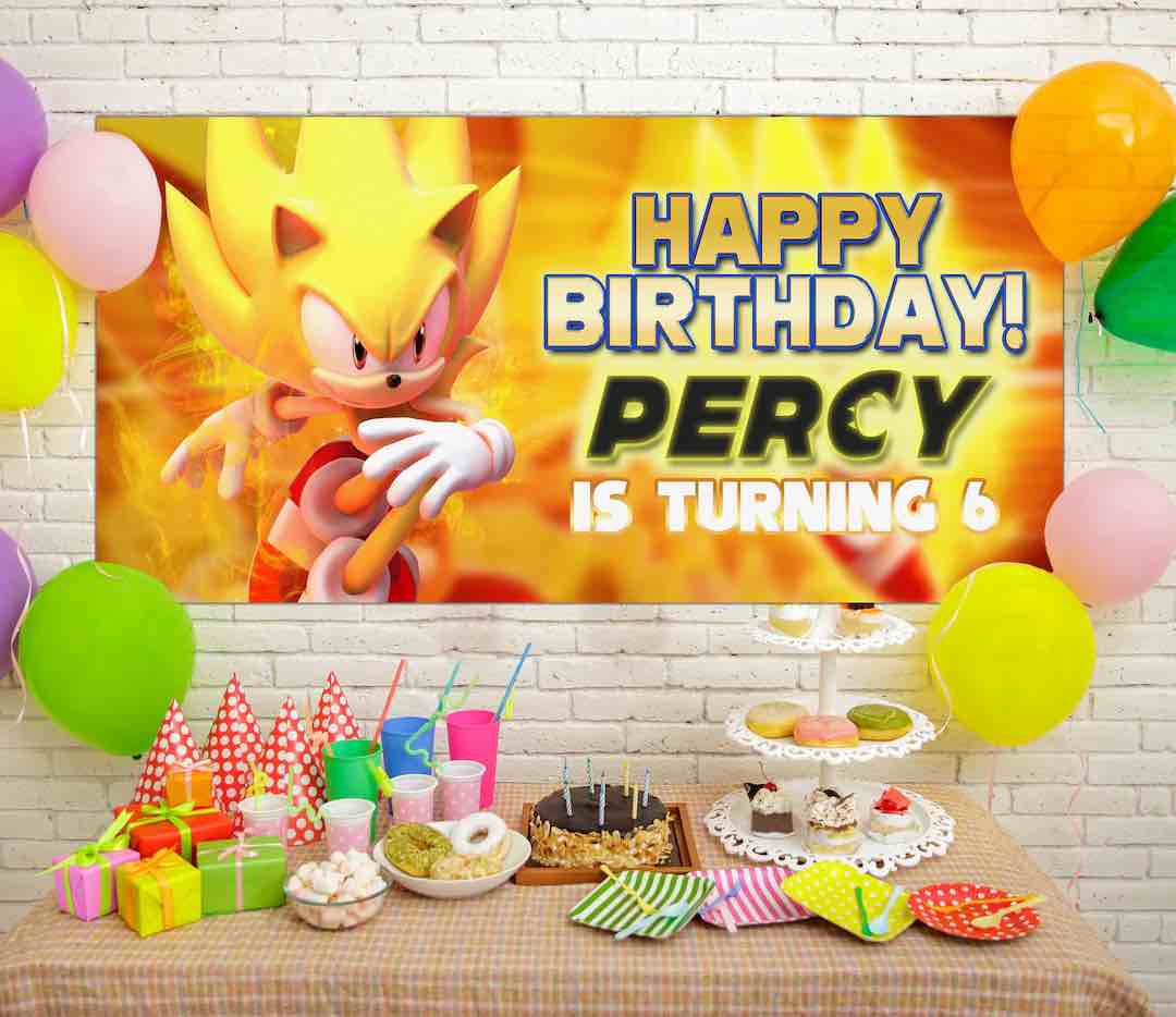 Cartoon Hedgehog Birthday Theme Party for Boys