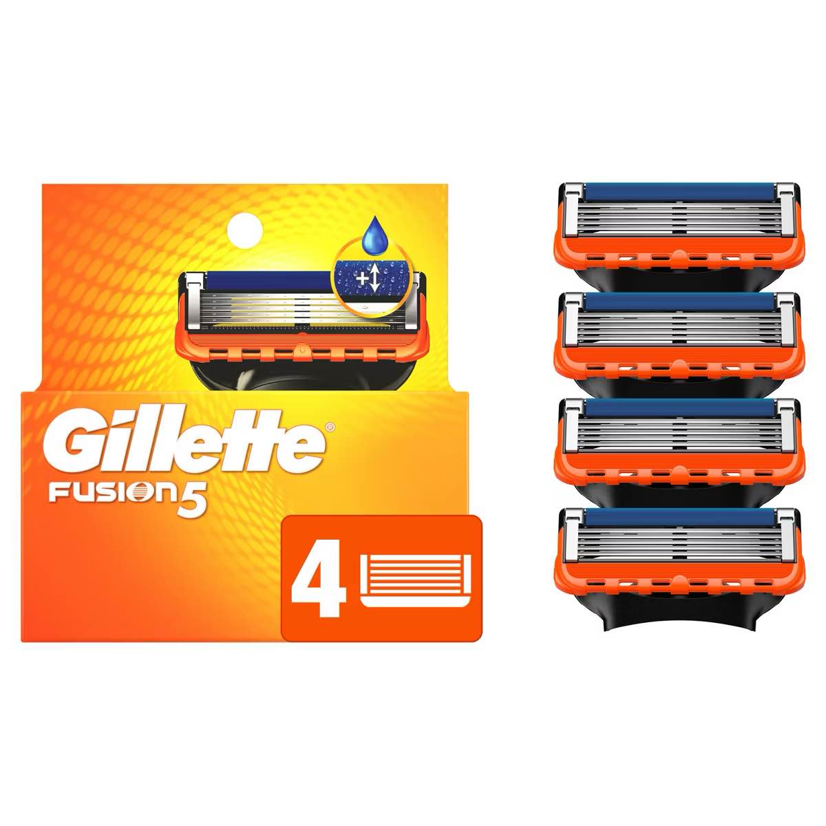 gillette fusion5 men's razor blade refills - 4ct