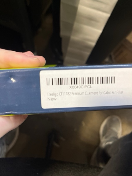 Condition photo showing New/Like New for Treeligo CF11182 Cabin Air Filter, Replacement for Civic 2016-2024 CRV 2017-2024 CRZ 2011-2016 Fit 2009-2020 Odyssey 2018-2024 Accord Clarity Insight HRV, w/Upgraded Coconut Shell Activated Carbon