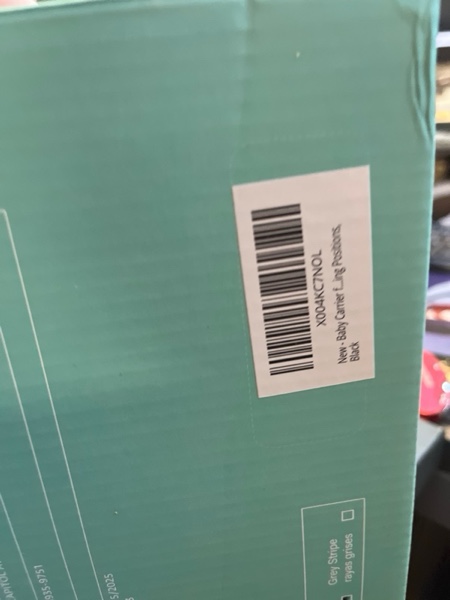 Condition photo showing New/Like New for GROWNSY Baby Carrier, All Season Design with Adjustable Mesh Panel, Ergonomic Infant Carrier Wraps with Lower & Upper Buckle, Newborn to Toddler (7-44lbs), Baby Carriers, Hands-Free Parenting, Black