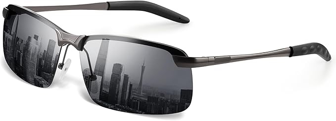 Tnnaiko Night Driving Glasses For Men Night Vision Glasses Anti Glare Glasses Night Driving - Polarized Night Vision Glasses - Anti Headlight Glare For Commute & Long Drives