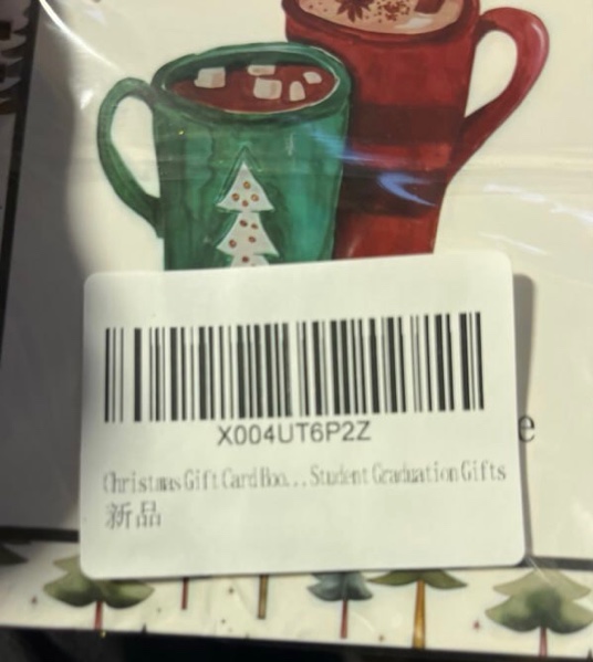 Christmas Gift Card Book,Xmas Gift Cards Diy Christmas Card Book Holder with Surprises On Every Page,Greeting Card Booklet for Family, Friends,College Student Graduation Gifts