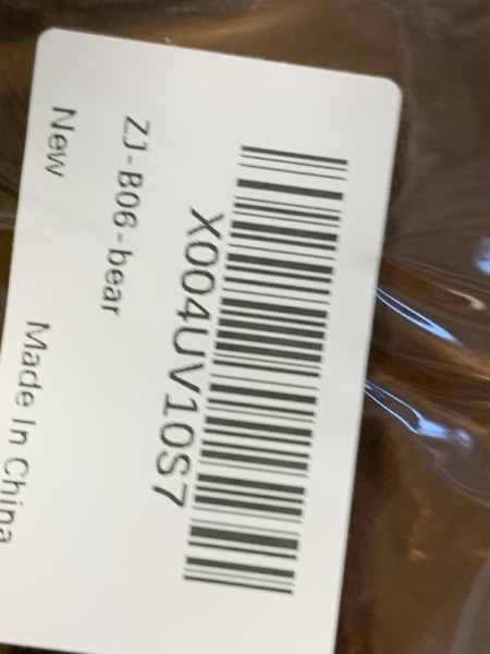 Condition photo showing New/Like New for Gingerbread Man & Bear Foil Party Balloons, Merry Christmas Balloons, Pink Christmas Balloons for New Year Eve Holiday Festival Birthday Party Decorations (Pink Bear)