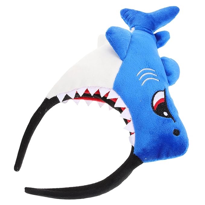 zghqhcdrh 2 pieces shark headband halloween dress up prop (content may vary)