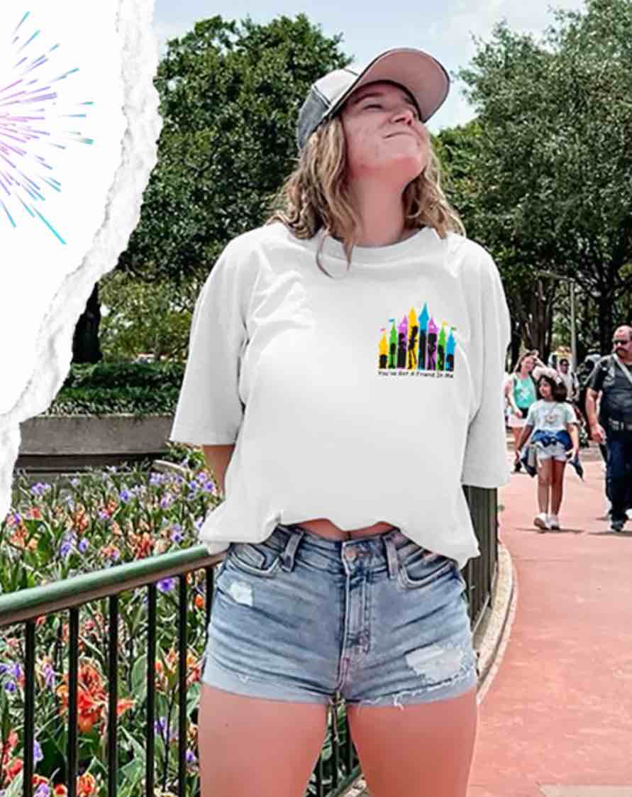 oversized tshirts women you've got a friend in me shirt funny letter print tshirt casual vacation tee tops black-k small
